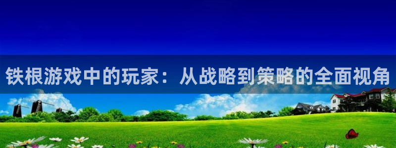 铁根游戏中的玩家：从战略到策略的全面视角
